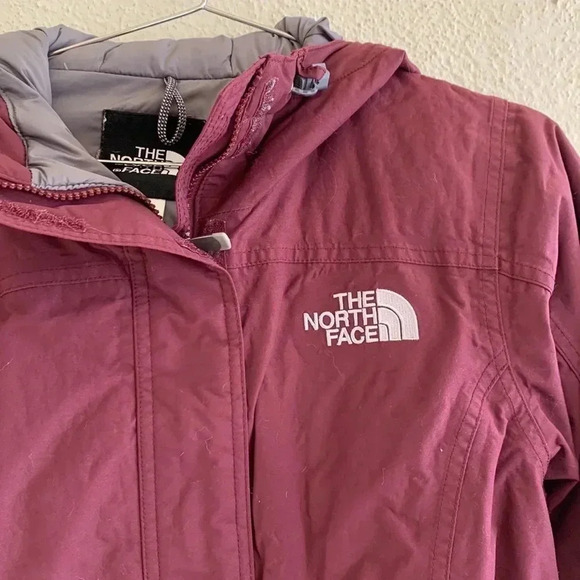 The North Face Women Hooded Belted Goose Down Hyvent Winter Jacket Coat Size S - Picture 3 of 6